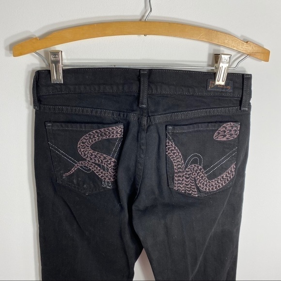 Citizens of Humanity Black Flare Jeans Sz 25 - Picture 3 of 8